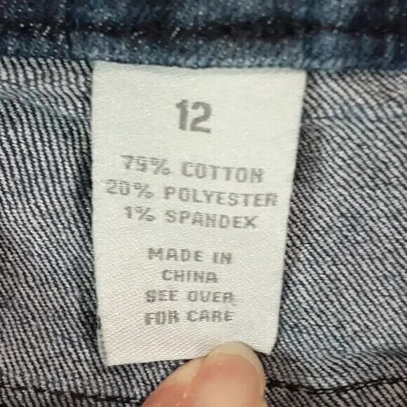 Per Se jeans size 12 animal print blue * - Picture 11 of 16